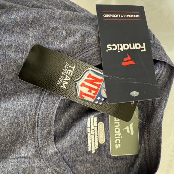 Men's Denver Broncos Fanatics Heather Grey Tech Arc Long Sleeve T-Shirt - Picture 4 of 4